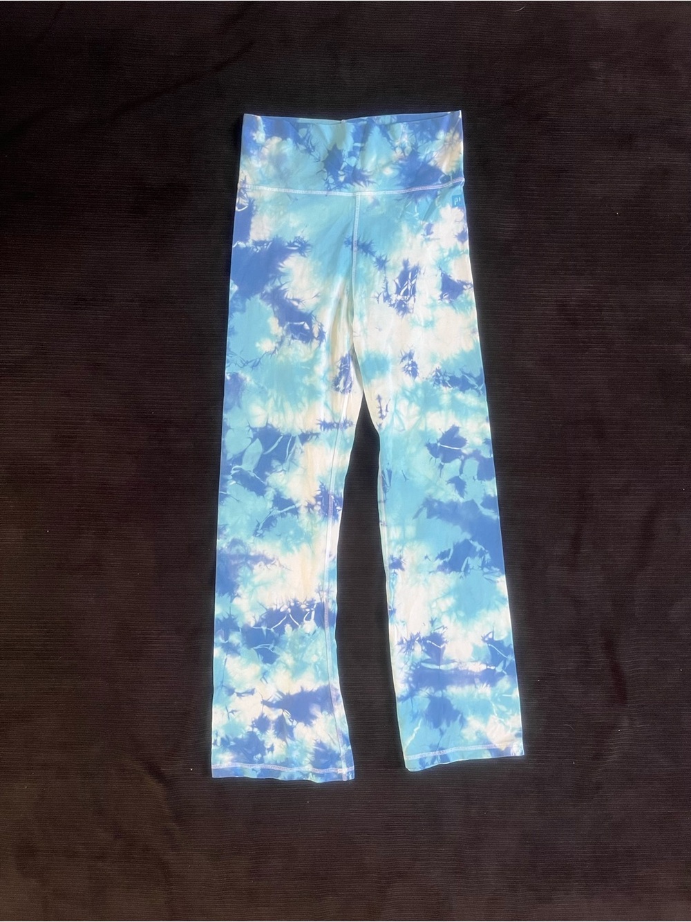 Victoria’s Secret PINK Tie-Dye Blue Stretch Leggings